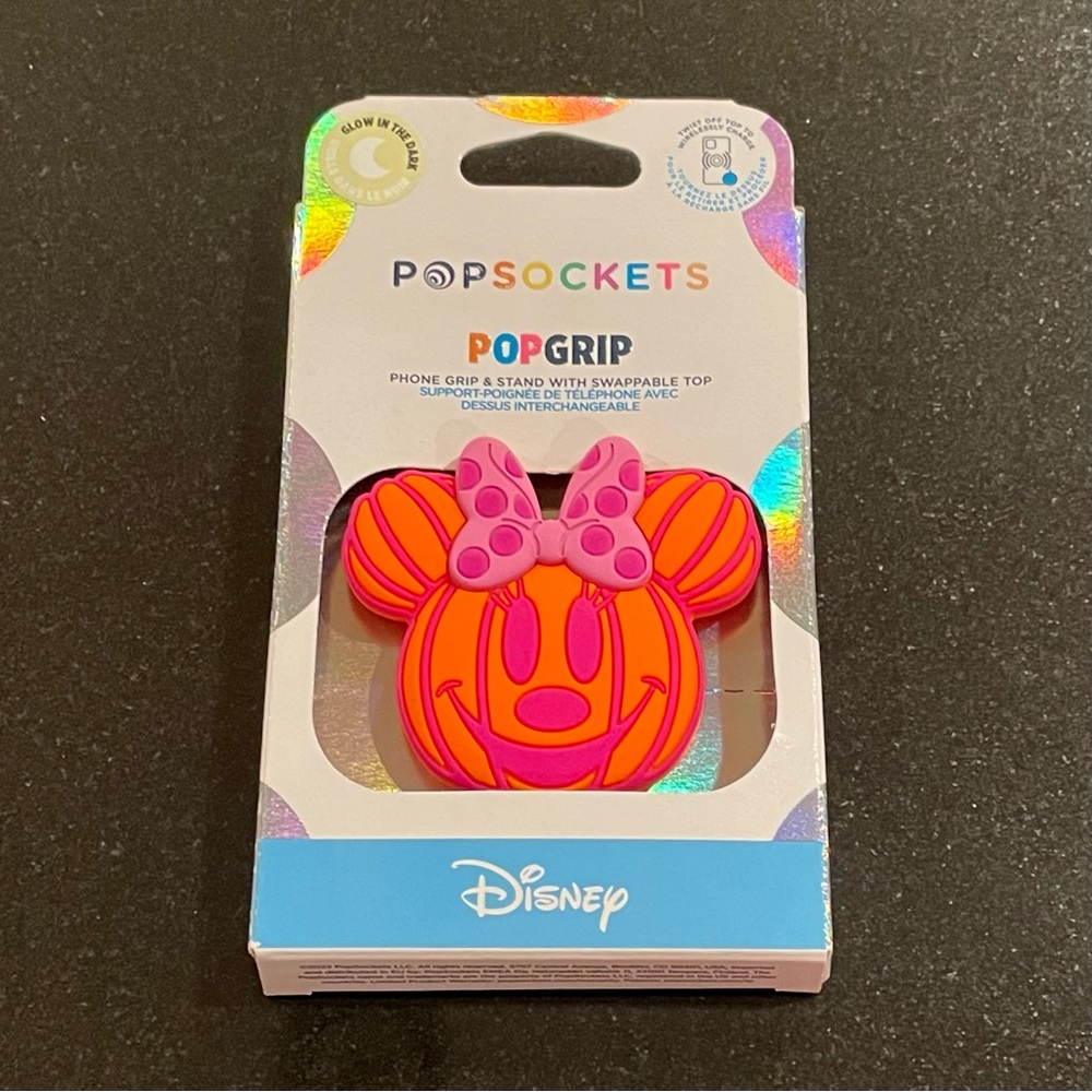 Minnie Pumpkin Halloween Popsocket, MSRP $25